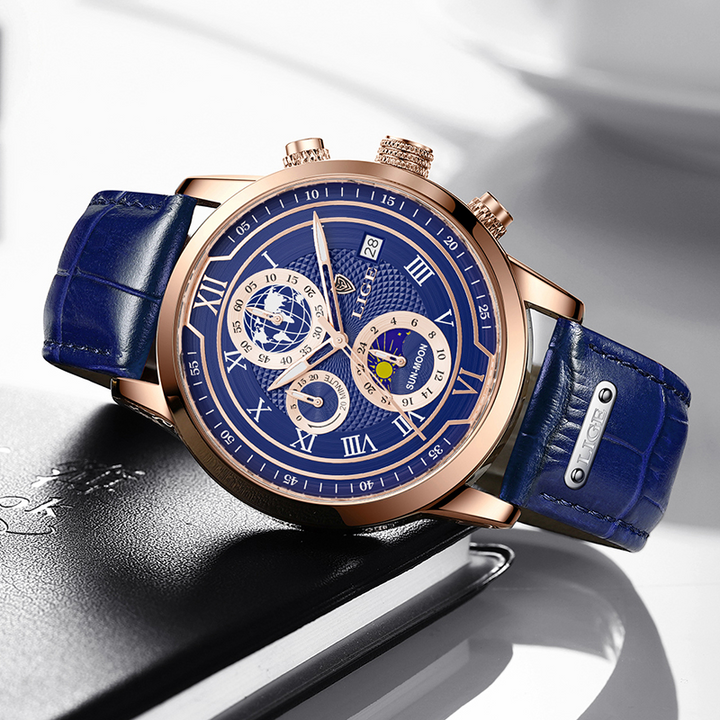 Rico® | Orologio Chronograph con Cinturino in Pelle Premium