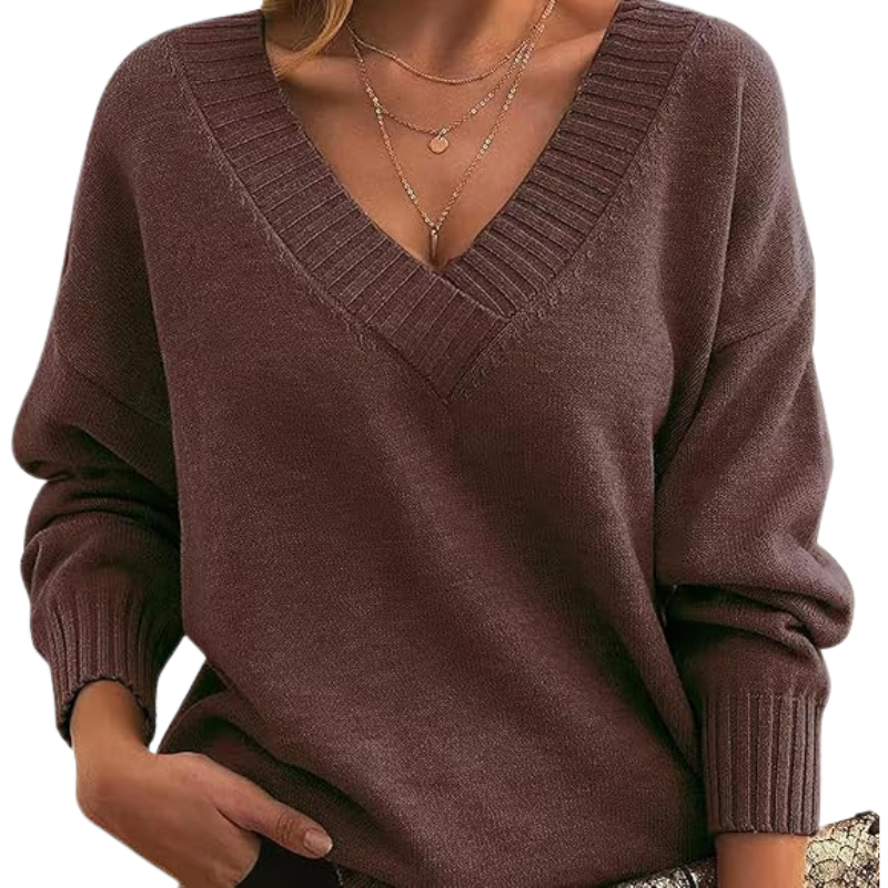 Valentina® | Pullover in Cashmere con collo a V