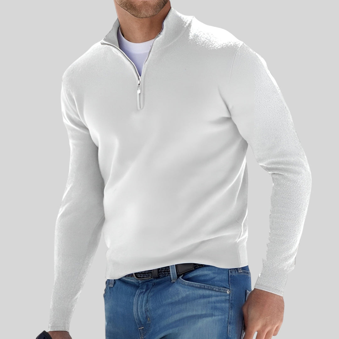 Vito® | Maglione da uomo Luxe a mezza zip