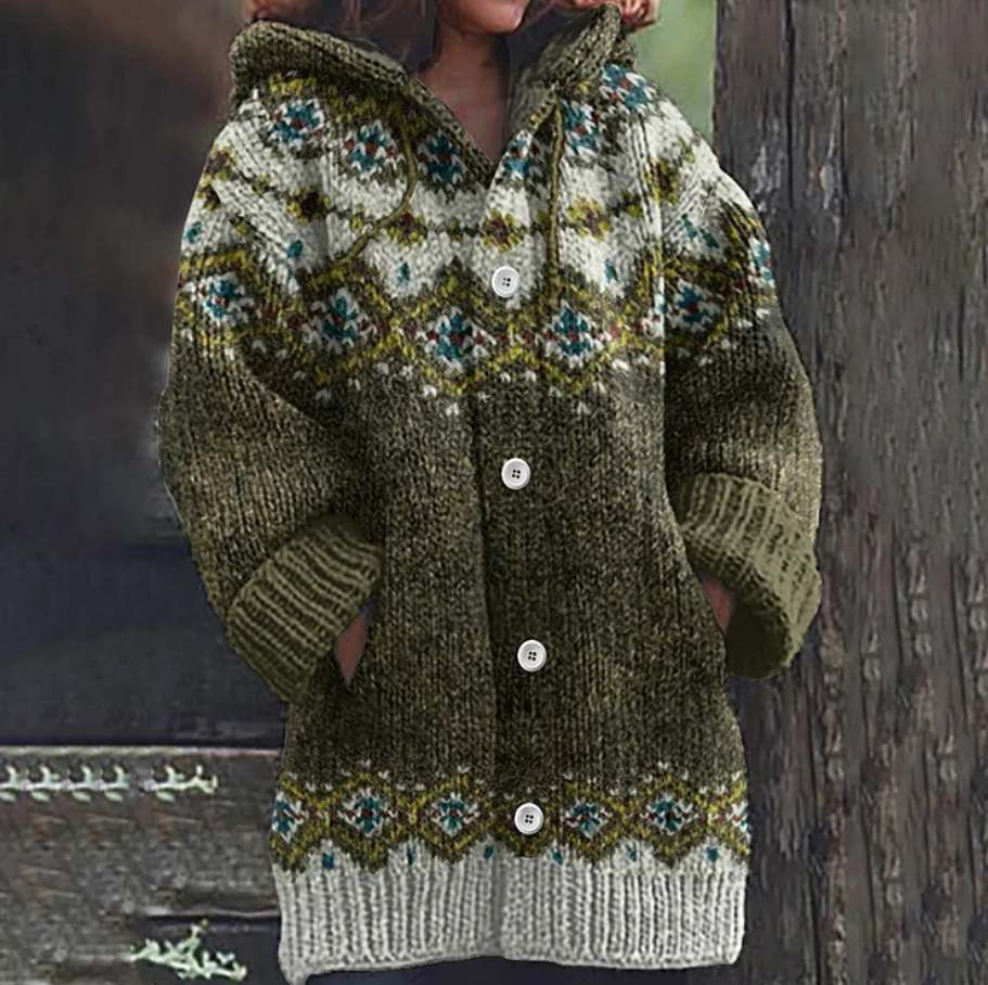 Owy - Cardigan Verde Foresta