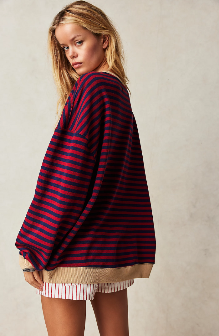 MIA™| MAGLIONE OVERSIZE A RIGHE