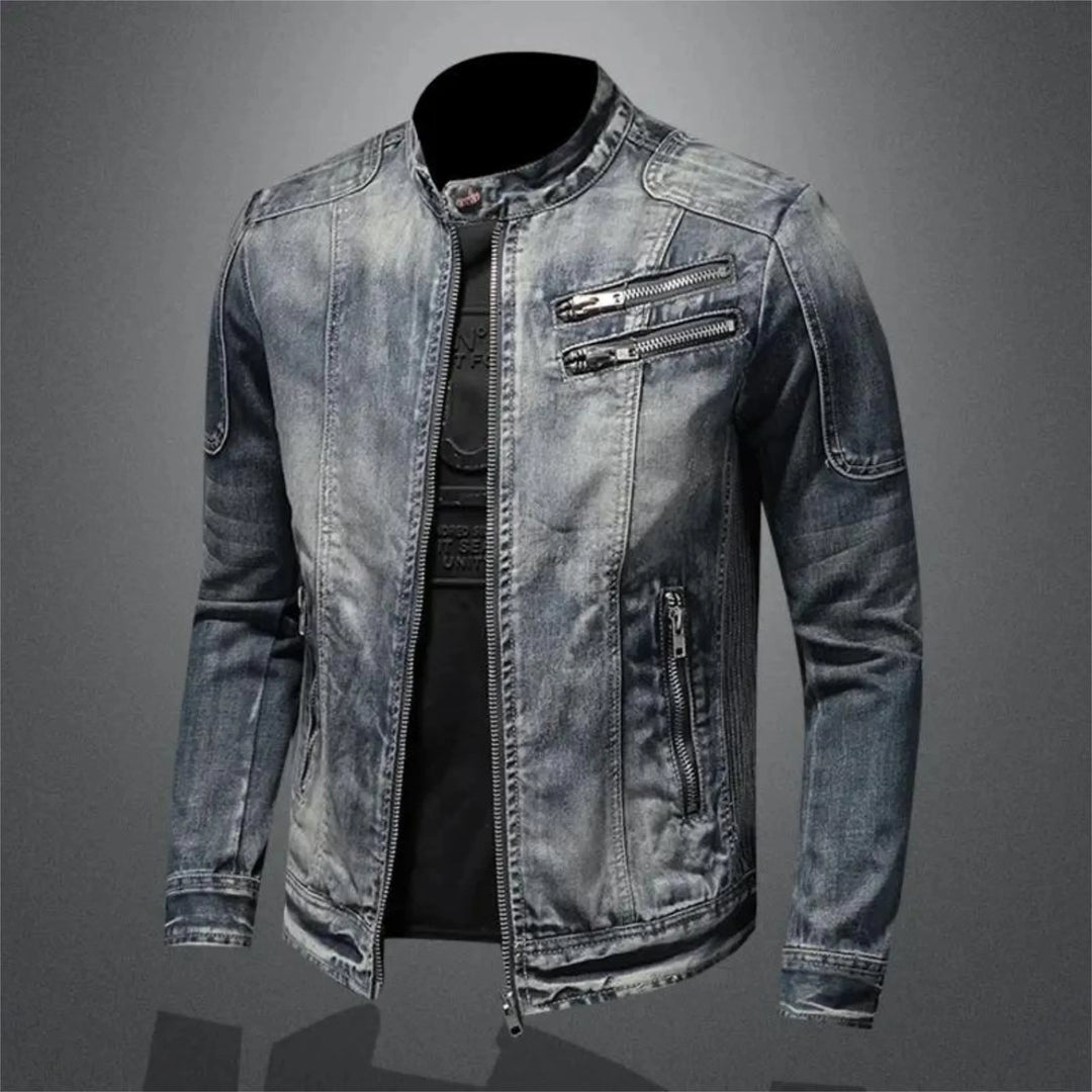 Salvatore™ | Giacca biker in denim