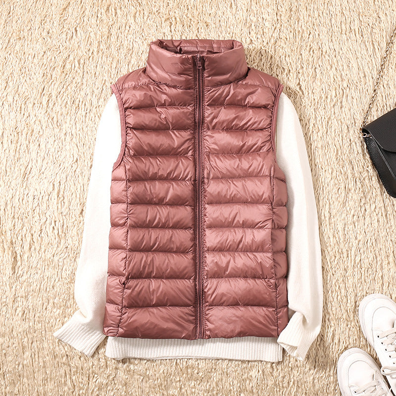 Arrighi | gilet inverno con piume d'anatra bianche