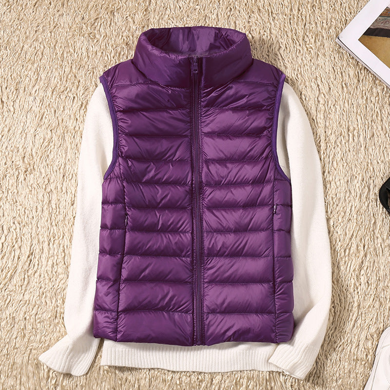 Arrighi | gilet inverno con piume d'anatra bianche