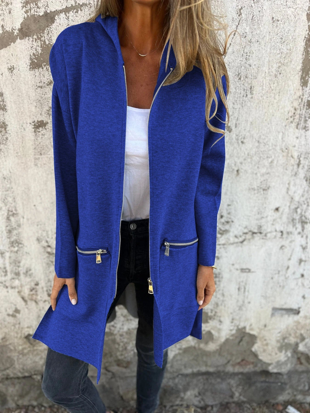 Lena | Cardigan a maniche lunghe con zip