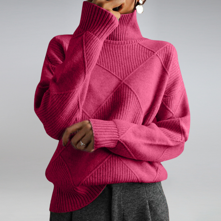 Francesca | Pullover in Cashmere Morbido con Collo Alto