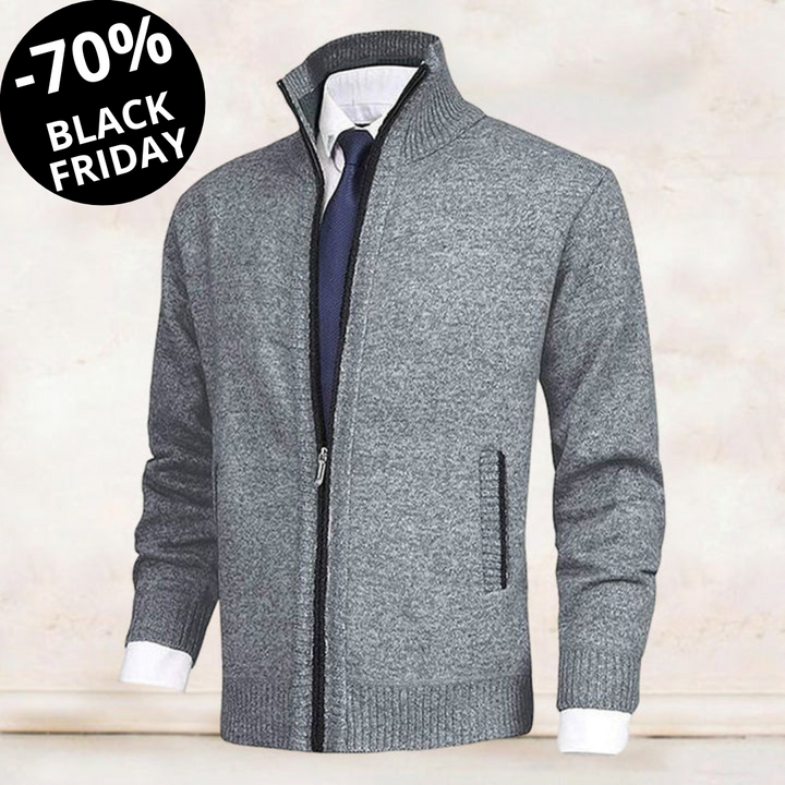 LUIGI™ | CARDIGAN PREMIUM CON ZIP E DOLCEVITA