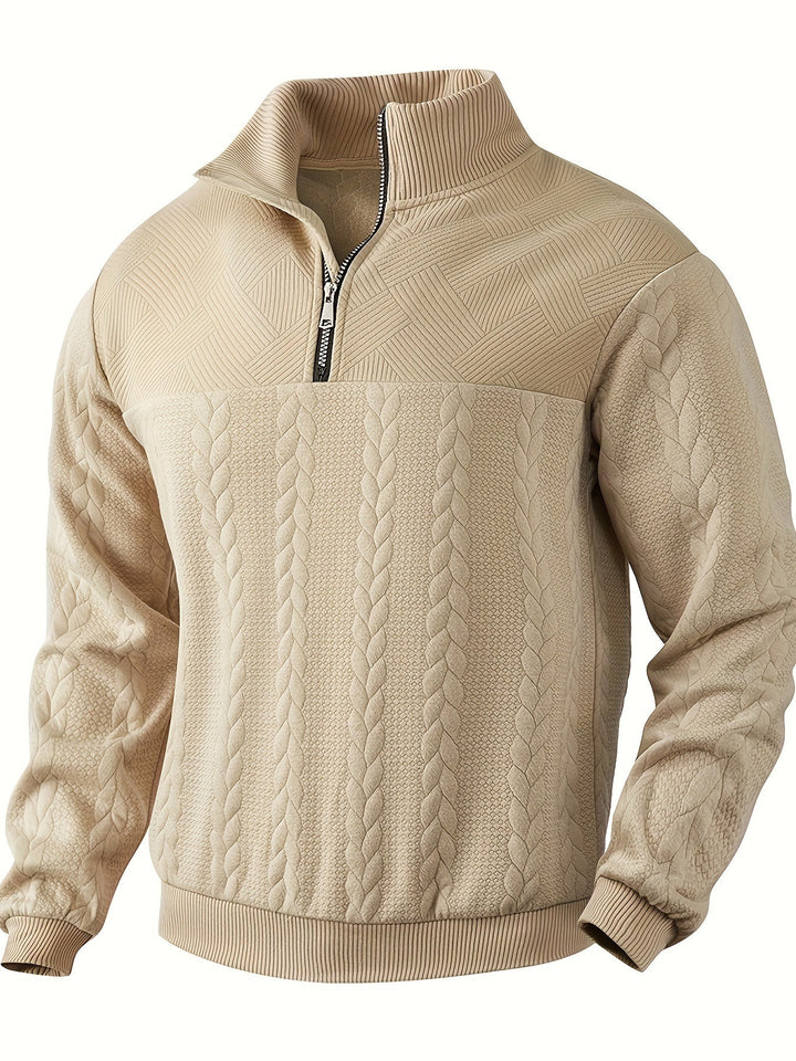 Rafael® | Maglione Vintage da Uomo con Zip