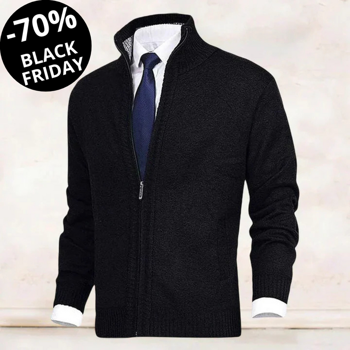 LUIGI™ | CARDIGAN PREMIUM CON ZIP E DOLCEVITA