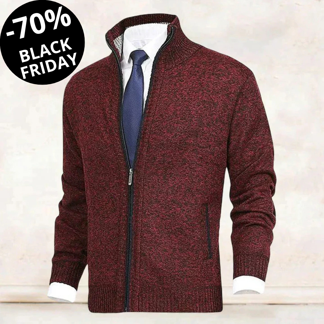 LUIGI™ | CARDIGAN PREMIUM CON ZIP E DOLCEVITA