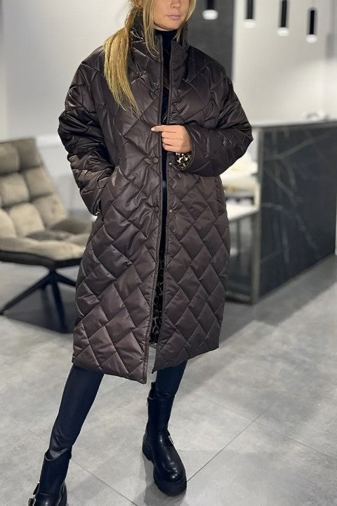 Martina® | Cappotto Puffer Lungo Oversize Trapuntato per Donne