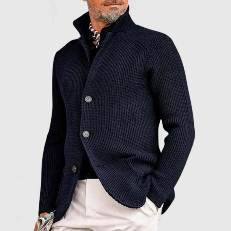 Ettore™ | Cardigan raffinato da uomo con chiusura a bottoni