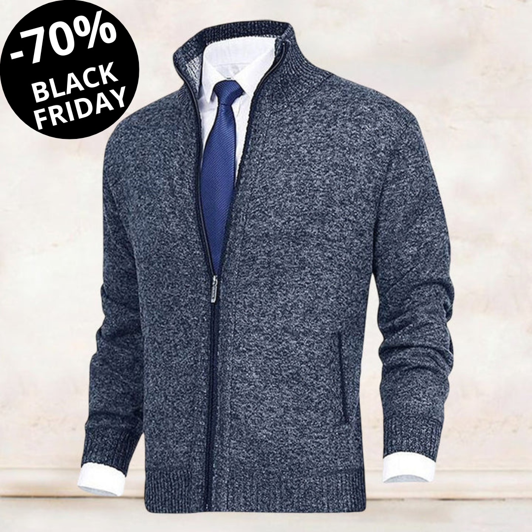 LUIGI™ | CARDIGAN PREMIUM CON ZIP E DOLCEVITA