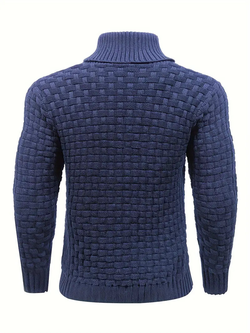 AVANO™ | Maglione a collo alto con chiusura a bottone