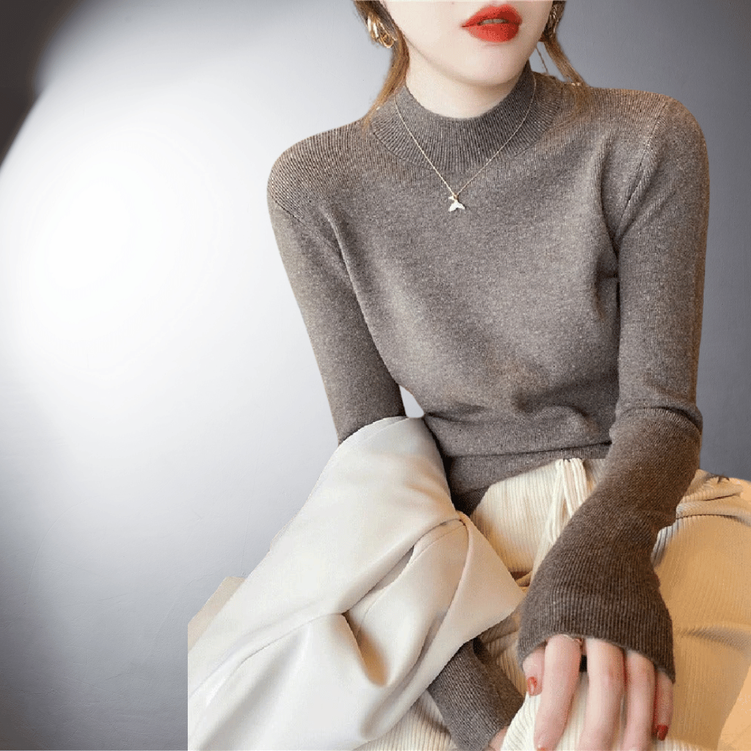 Albina® | Maglione a collo alto in cashmere premium