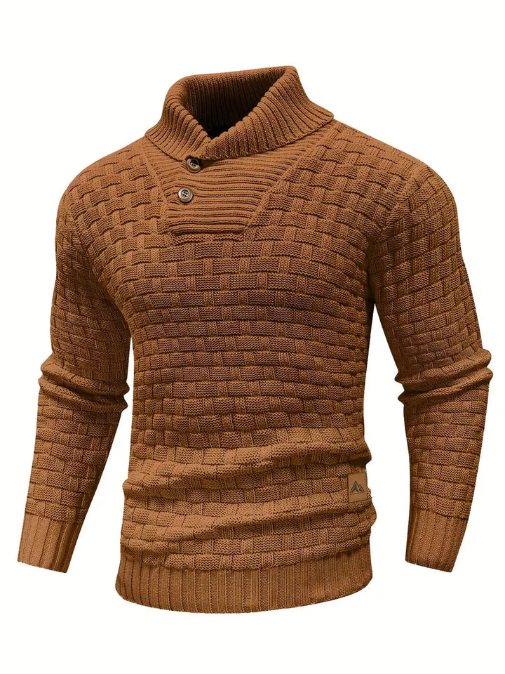 AVANO™ | Maglione a collo alto con chiusura a bottone