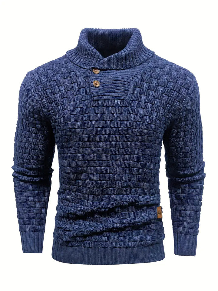 AVANO™ | Maglione a collo alto con chiusura a bottone