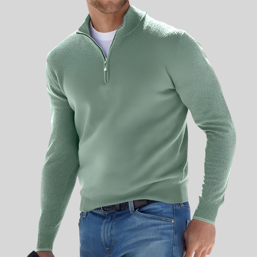 Vito® | Maglione da uomo Luxe a mezza zip