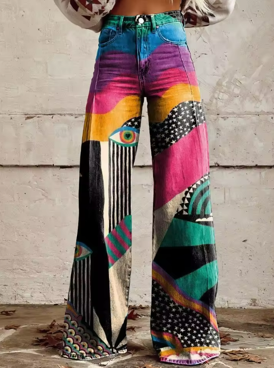 Nerina® | Pantaloni Boho Vintage