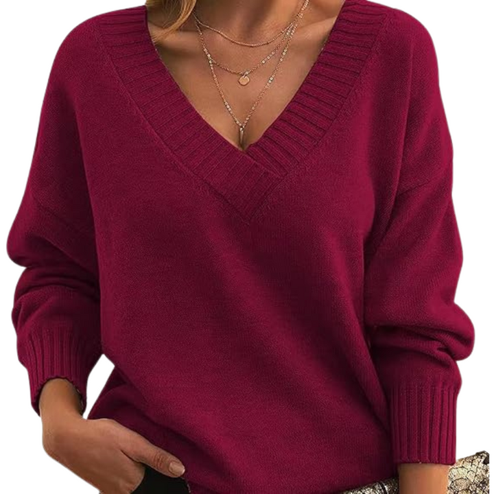 Valentina® | Pullover in Cashmere con collo a V