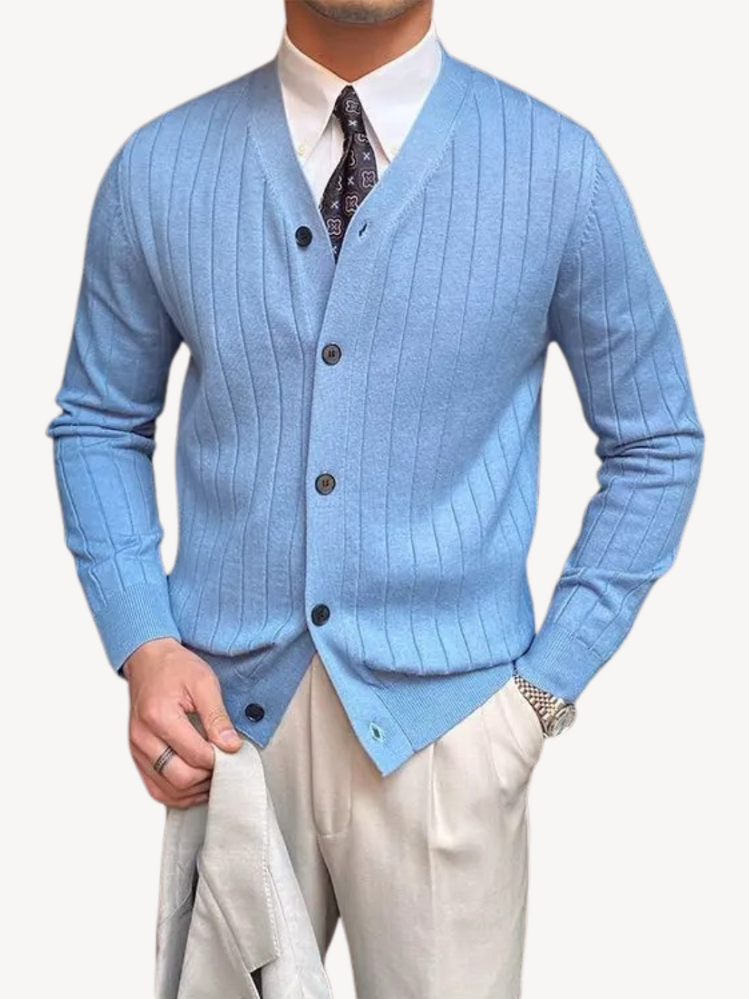 SAVERIO - CARDIGAN IN MAGLIA