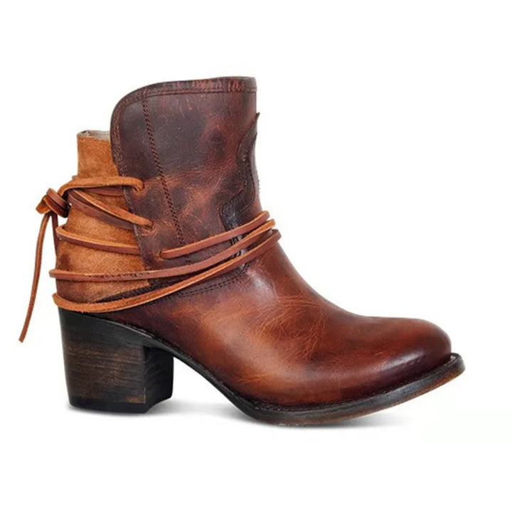 Mia® | Stivali western vintage in pelle premium