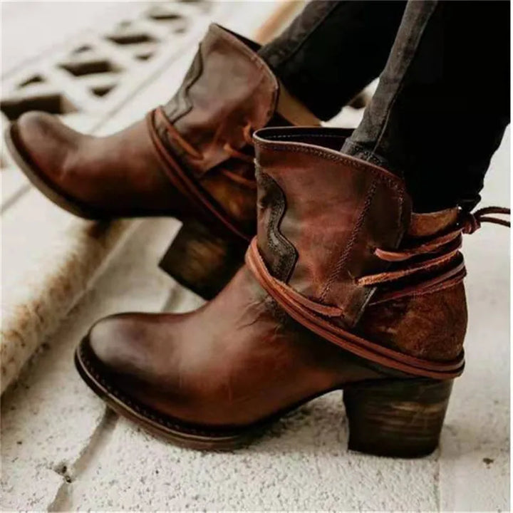 Mia® | Stivali western vintage in pelle premium