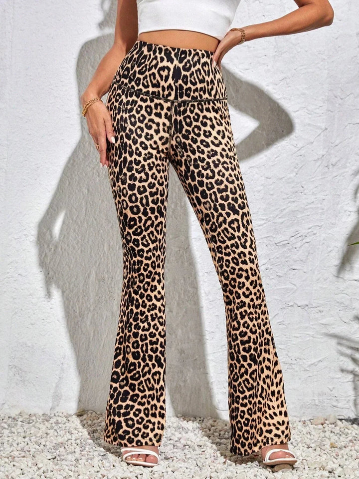 Vianella® | Leggings con Stampa Leopardo