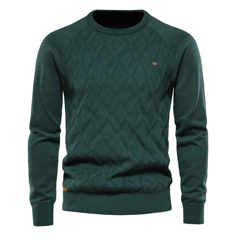 Max® | Maglione da Uomo con Design a Quadri