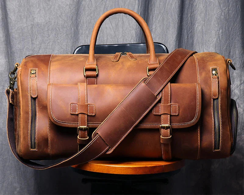 Leonardo® | Borsa da Viaggio in Pelle Classica Premium