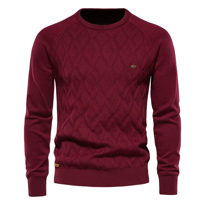 Max® | Maglione da Uomo con Design a Quadri