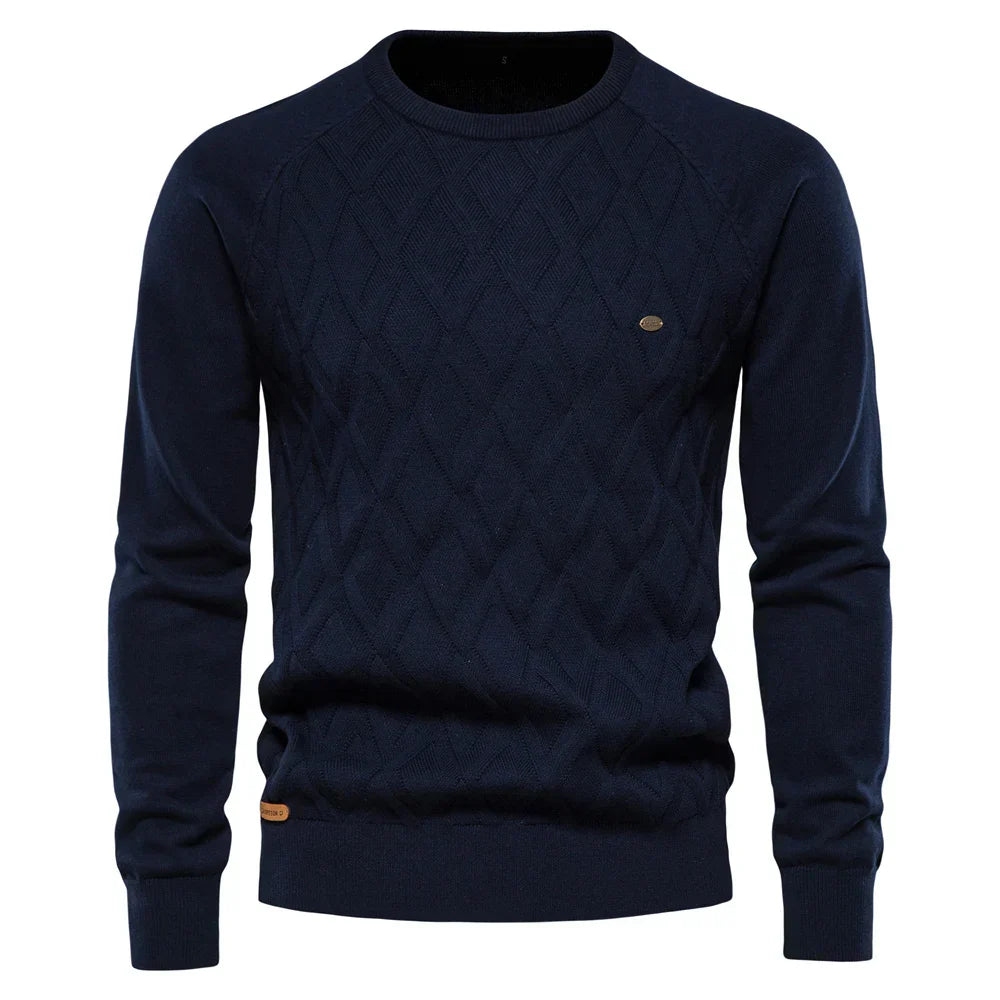 Max® | Maglione da Uomo con Design a Quadri