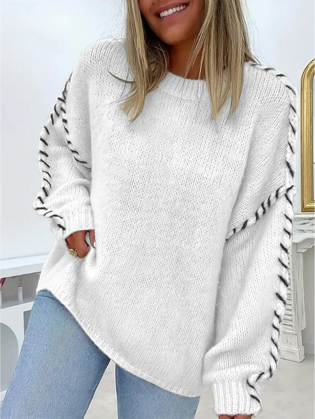 Sabrina® | Pullover In Maglia Casual e Caldo