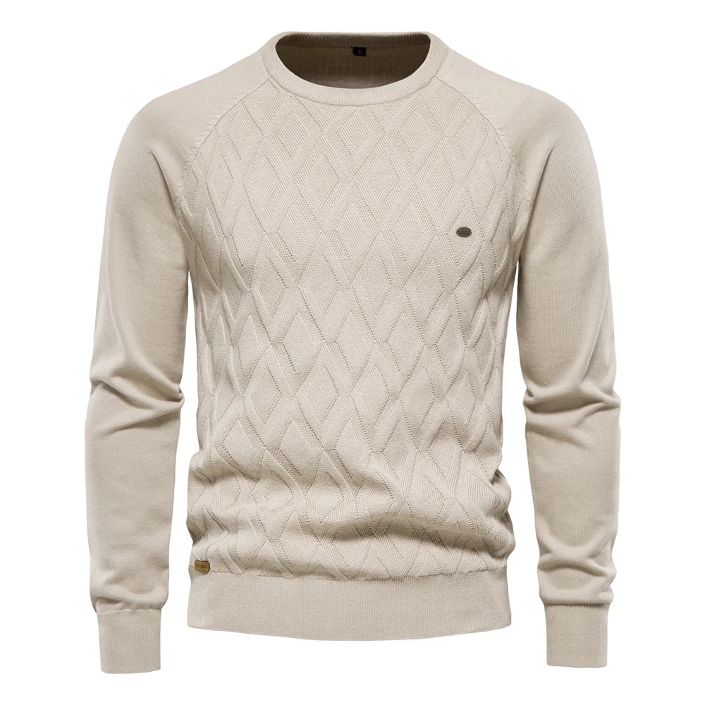 Max® | Maglione da Uomo con Design a Quadri