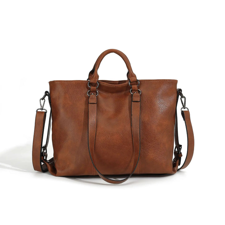 Clara| Elegante Borsa Tote retrò in pelle