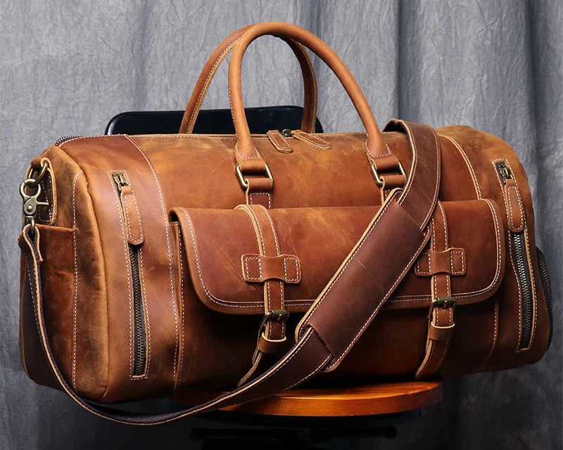 Leonardo® | Borsa da Viaggio in Pelle Classica Premium