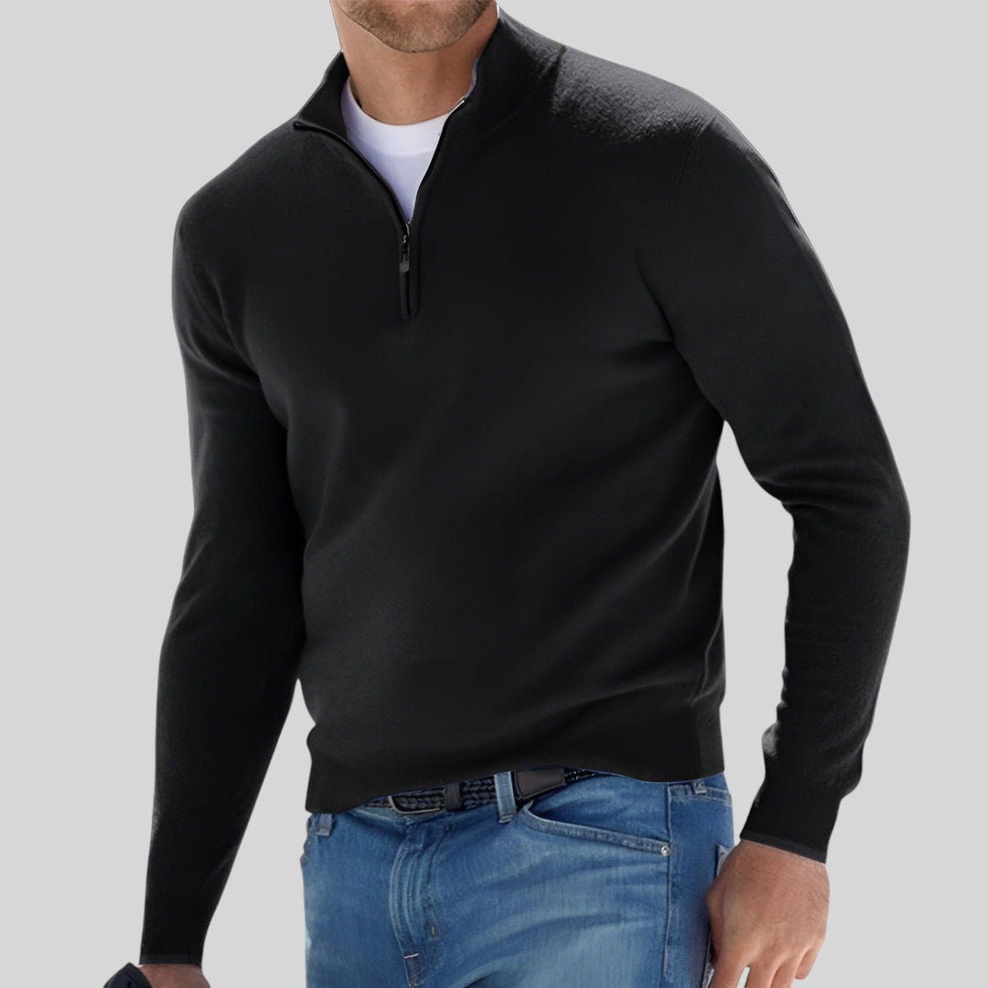 Vito® | Maglione da uomo Luxe a mezza zip