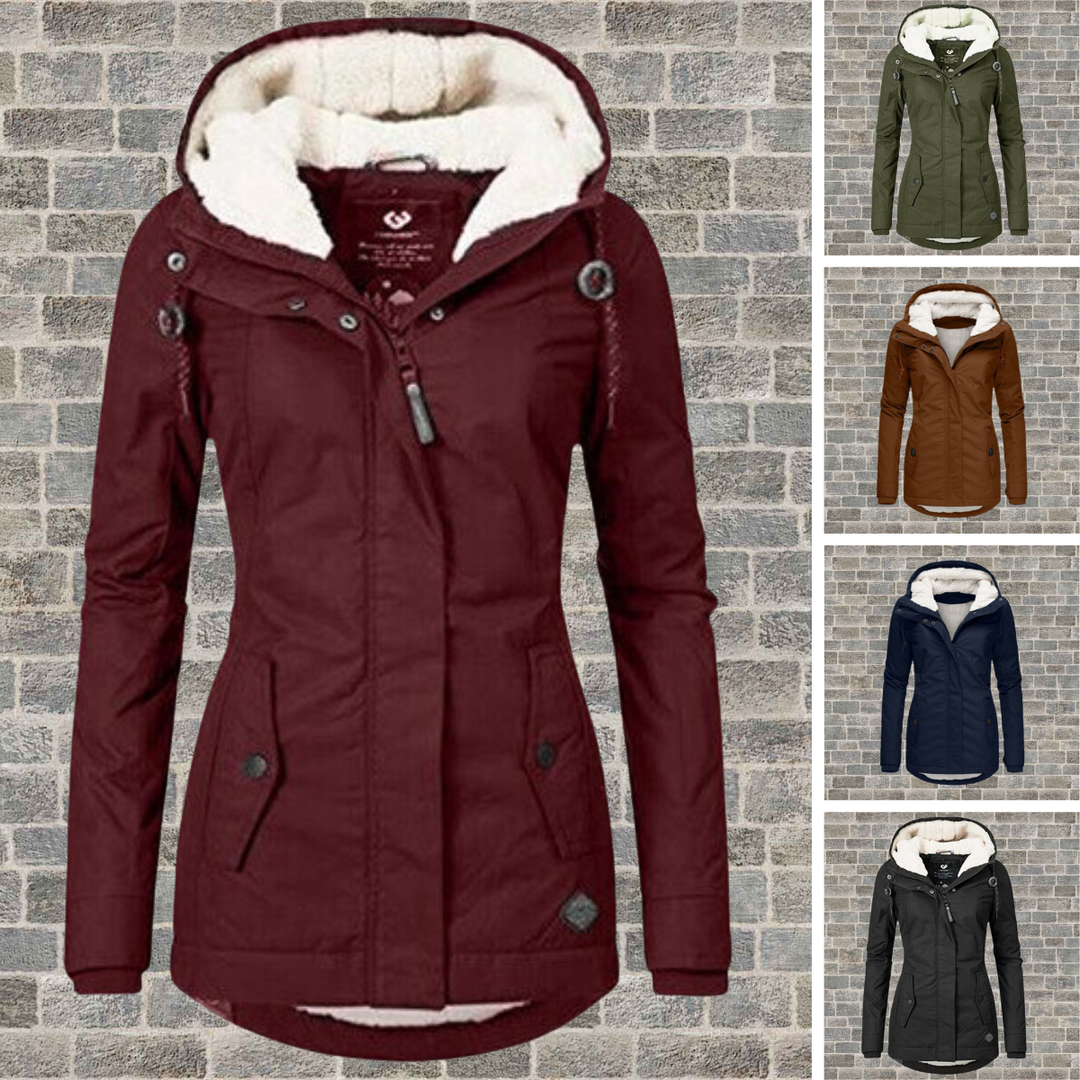 Jenna® - Felpa Calda in Cotone Sherpa per Donne