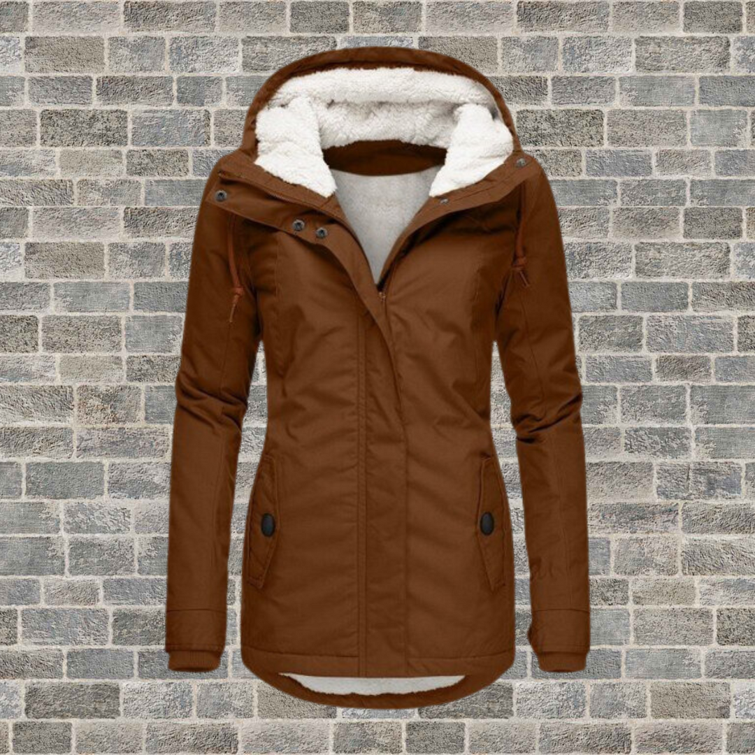 Jenna® - Felpa Calda in Cotone Sherpa per Donne