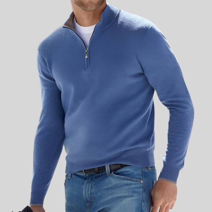 Vito® | Maglione da uomo Luxe a mezza zip