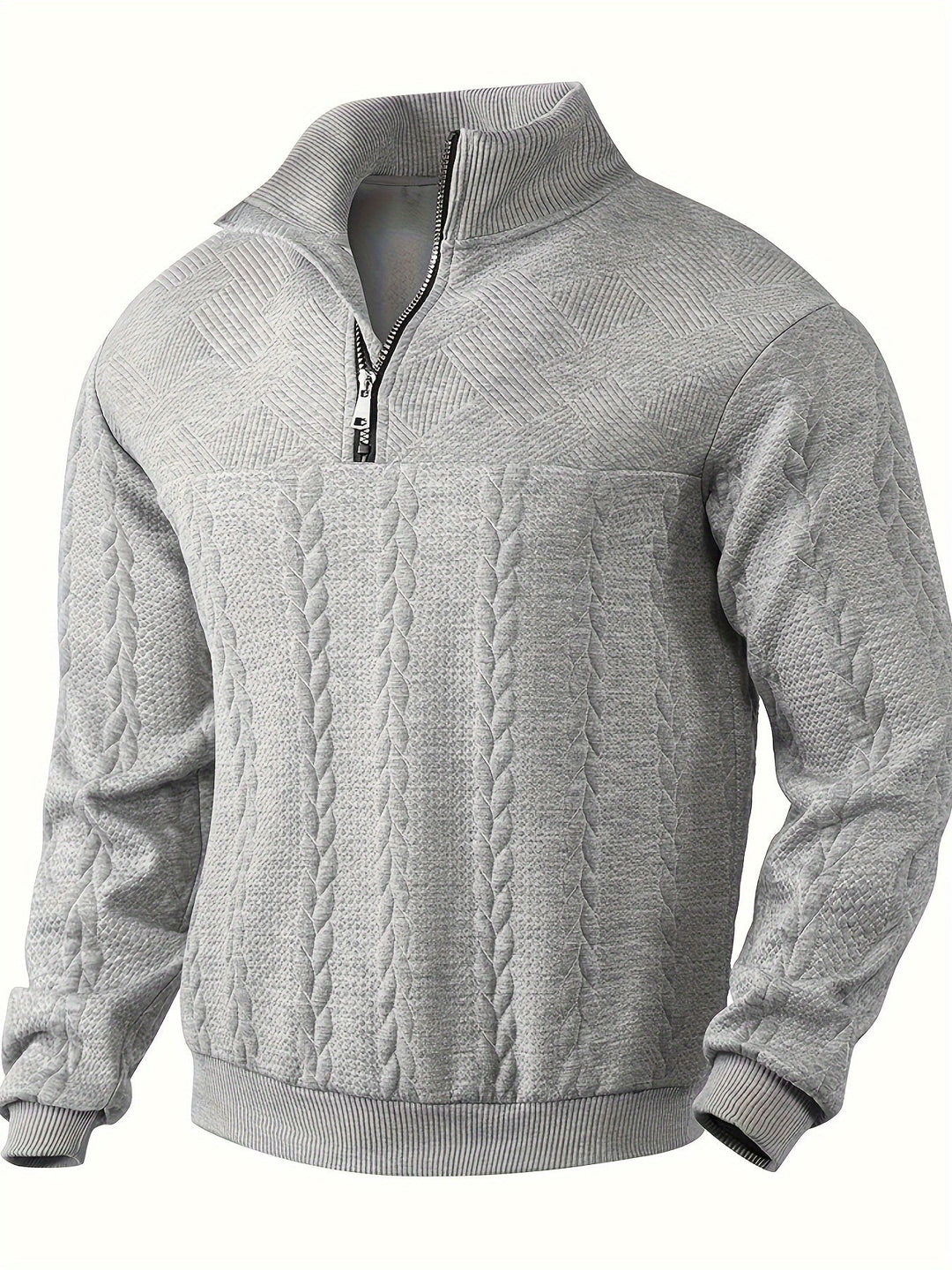 Marco™ | Maglione vintage con zip da uomo