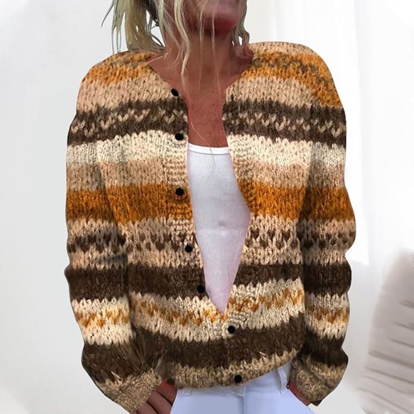 Valentina® | Cardigan Morbido Marrone