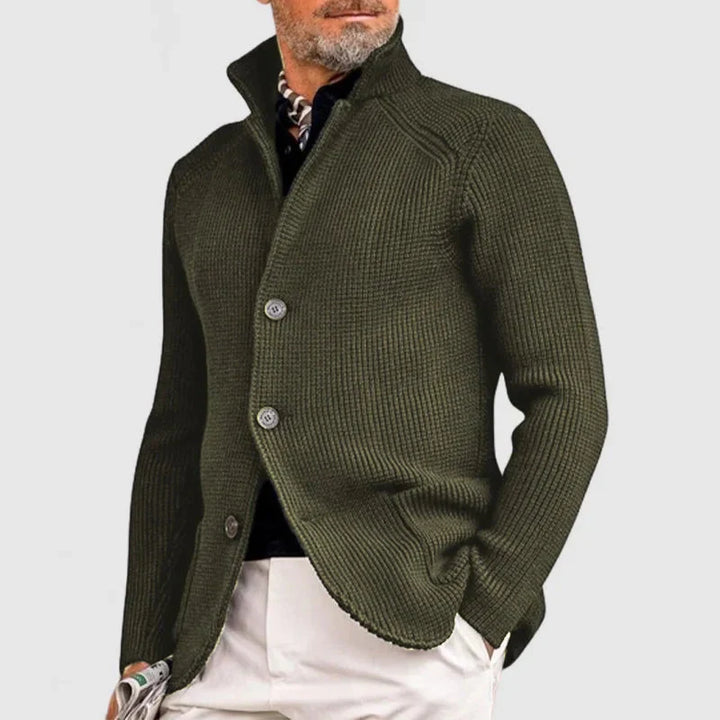 Ettore™ | Cardigan raffinato da uomo con chiusura a bottoni