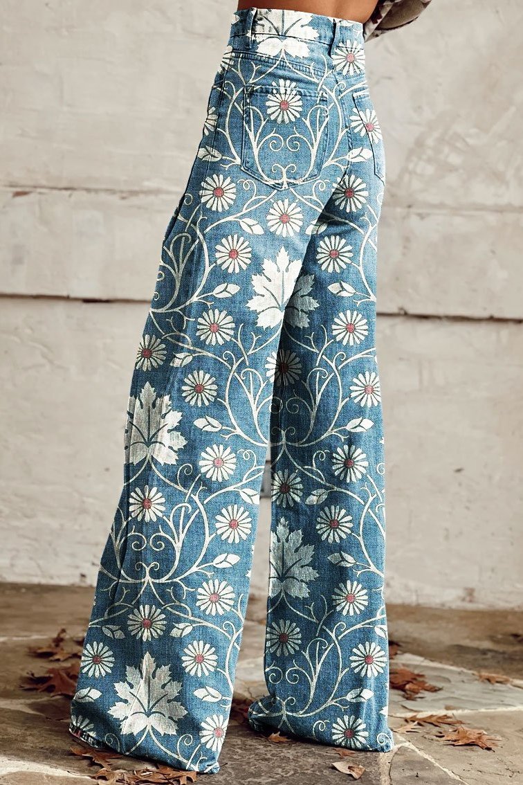 VIOLA™ | PANTALONI VINTAGE BOHO