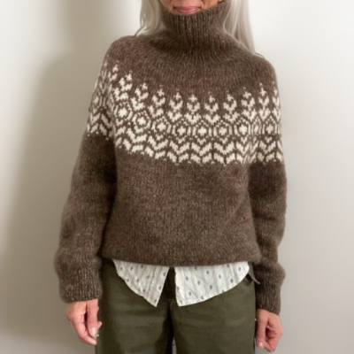 Martina™ | Pullover vintage a collo alto