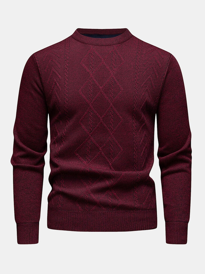 Bruno® | Maglione Jacquard Geometrico