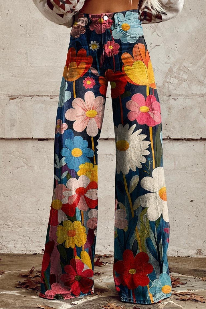 Elettra® | Pantaloni Boho Vintage