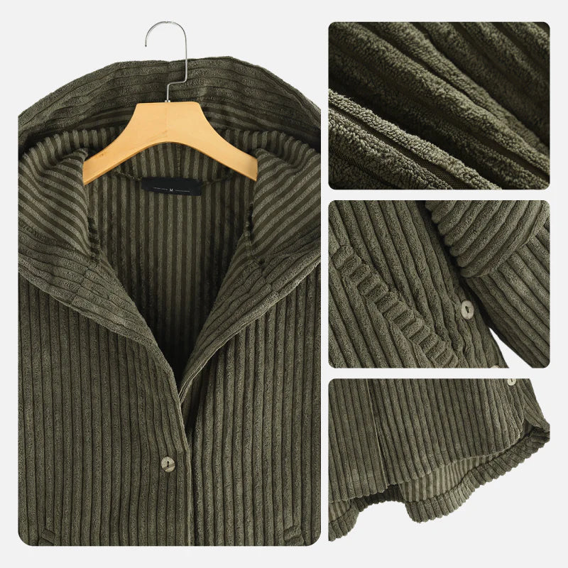 Lisa® | Cardigan con cappuccio a coste