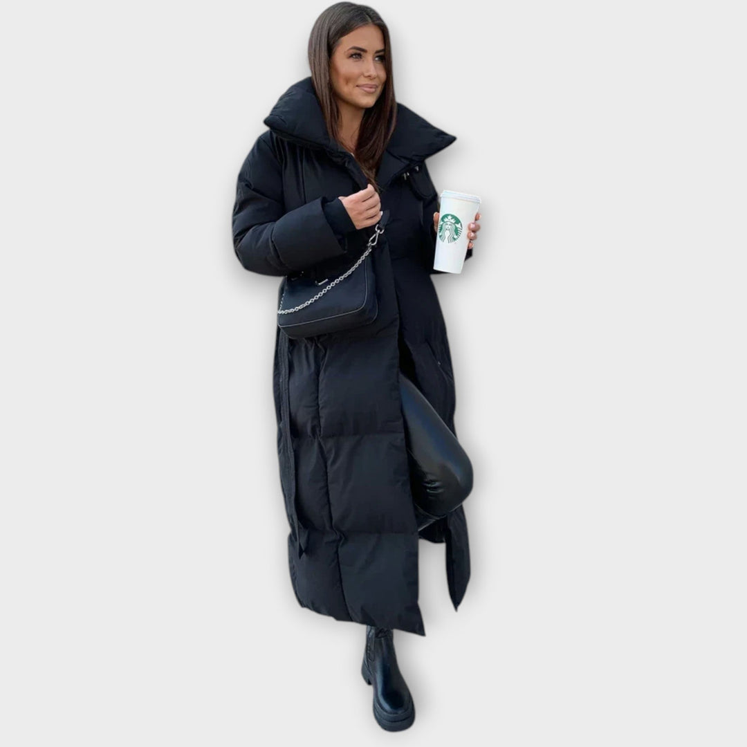 Tina® | CAPPOTTO INVERNALE LUNGO CON CINTURA