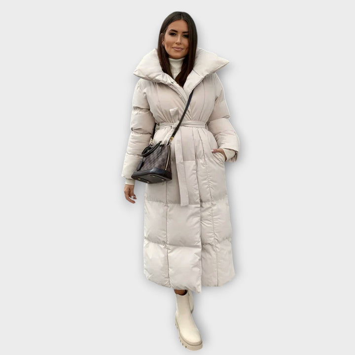 Tina® | CAPPOTTO INVERNALE LUNGO CON CINTURA